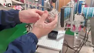 Two Side Labeling Machine For Odd Shaped Bottle|YQ transparent sticker label applicator