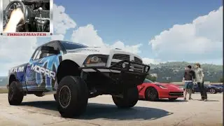 Forza Horizon 2 Lets Play Ep5 Ram Runner Build w/Thrustmaster Wheel Cam (XB1) | SLAPTrain