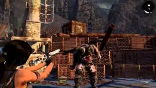Tomb Raider 2013  mini Boss battle on the Enduranc