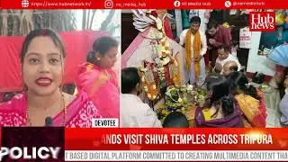 Tripura filled with spiritual fervor as thousands of devotees celebrate Maha Shivratri