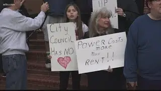 Camden residents protest against utility bill increase