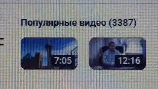 3 387 популярных видеороликов на моём канале на вечер 03.02.2026 г.