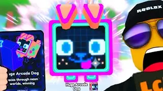 i PULLED My 1st FREE HUGE ARCADE DOG (QUICK & EASY METHOD) in Pet Sim 99