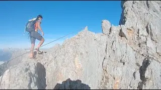 Klettersteig Selbhorn (2655m) in voller Länge, alle Kletterstellen (C/D)