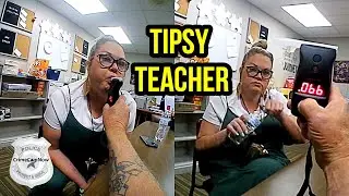 Teacher Caught Drunk in the Classroom, Arrested and Charged