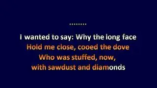 Joanna Newsom - Sawdust & Diamonds - Karaoke Instrumental Lyrics - ObsKure