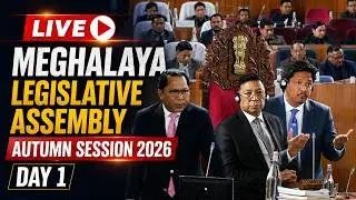 Live | Meghalaya Legislative Assembly | Autumn session 2026 | day 1