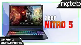 Acer Nitro 5 (2021) - New World Gameplay Test (Ryzen 9 5800HX, RTX 3080)