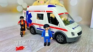 [🐱toy asmr🐱] ASMR Toy Ambulance Unboxing 🚑 | Calming Sounds for Relaxation 🔇