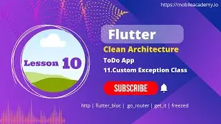 Flutter | Clean Architecture | Custom Exception Class