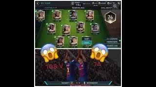 BEATING DOWN A 108 OVERALL TEAM WITH A TEAM FULL OF GOLD PLAYERS!! || Fifa Mobile