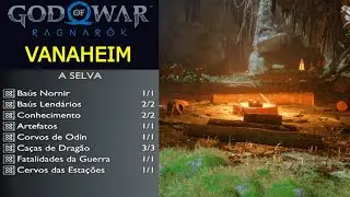 A Selva - Vanaheim - God of War Ragnarok - Todos os colecionáveis.