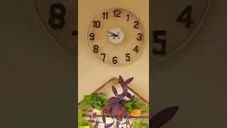 Handmade Wall Clock | bicycle wheel craft | Balcony decor #shorts #short #diy