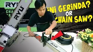 Cara Memasang Adapter Ryu AC-BK150, Agar Gerinda Bisa Menjadi Chainsaw