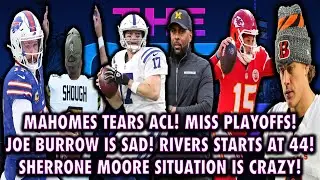 Bills Comeback Against Patriots! Joe Burrow Sad?! Bucs & Panthers Are Bad! Mahomes Tears ACL! TGB!