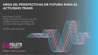 Conferencia Voces Trans - Domingo 25. Perspectivas de futuro para el activismo trans