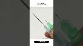 Non-toxic, non-pyrogenic material sterilized needle. #shorts