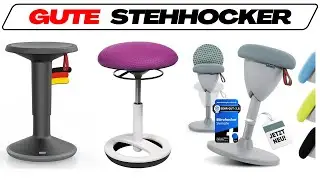 Gute und g&uuml;nstige Stehhocker im Test-Vergleich 2026 (TOP 3) 🥇B&uuml;rohocker mit Schwingeffekt