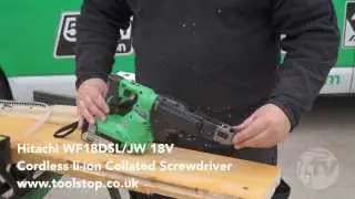 Hitachi WF18DSL 4Ah Cordless Collated Screwdriver from Toolstop