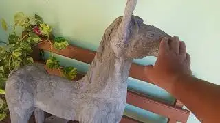 PAVÃO, ÉGUA, GIRAFA E BURRINHO EM CONSTRUÇÃO