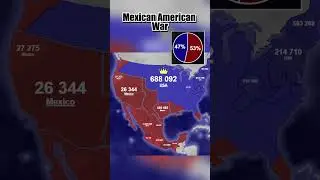 Mexican-American wars in territorial io #territorialio #usa #war #mapping #history #geotuber