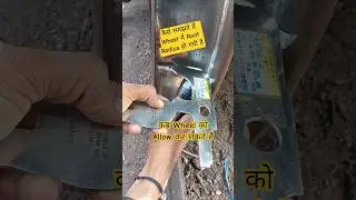 Less Root Radius in Wheel | Wagon Wheel defect | Tyre Defect Gauge | Carriage and Wagon #wheeldefect