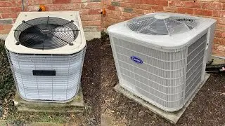 February 24th, 2022 Ice Storm - My Lennox & Carrier Performance Heat Pumps Defrosting (Steam Shows)
