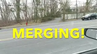 How To Merge For Your Road Test! (2 lanes merging into 1)