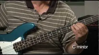 Bass for Jazz: Lesson 20, Minor Scale Walking Pattern