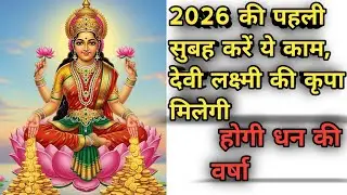 2026 की पहली सुबह करें ये 5 काम, देवी लक्ष्मी की विशेष कृपा से होगी धन की वर्षा | New Year 2026।