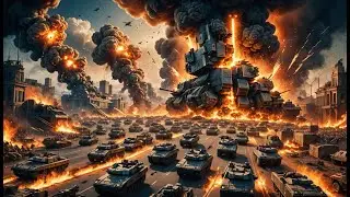 Surrounded! The most expensive US and British tanks were destroyed by nuclear warheads on the way