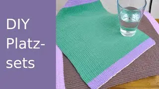 DIY Webrahmen selber bauen und Platzsets weben