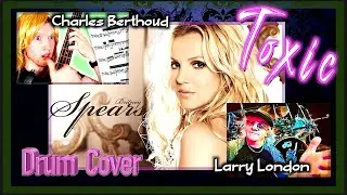 Playing Britney Spears w/ Charles Berthoud - LARRY LONDON  #viralvideo #music #drums #britneyspears