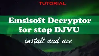 emsisoft decryptor for stop DJVU