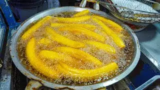 JUALAN PISANG GORENG PAKE TOPING COKLAT KEJU SEHARI BISA HABIS 8 KWINTAL !!!