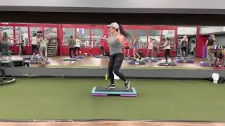 Cardio Step Workout 73.  Old School Step Aerobics Full Length