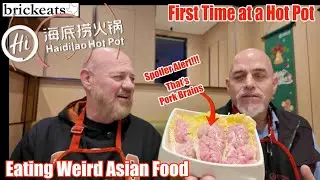 🌟 Haidilou Hot Pot - Pork Brain 🧠 & Duck Feet 🦆 Experience! | brickeats 🥢