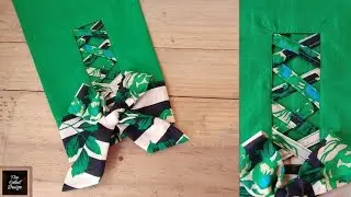 Tie knot capri bottom  design | Trouser design | Cutting and Stitching