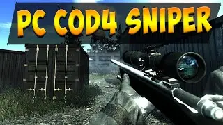 INSANE SNIPES - CoD 4 PC Gameplay - Dualcom w/ Tactiic