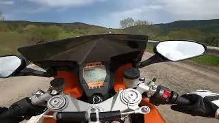 Riding my KTM RC8 2008 [ RAW Onboard ]