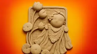 Clay দিয়ে  বানালাম Jagannath Dev Idol | Easy Clay Art Tutorial | Handmade Sculpture by Pakhikar