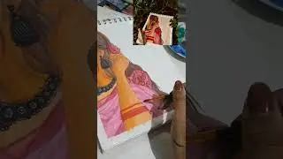 Indian girl aesthetics #punjabisong #music #love #folk #youtube #art #painting #tiktok