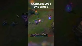 KASSADIN 1HP LVL 2 ONE SHOT ? AYO ?! #leagueoflegends #leagueoflegendsfr #lolfr