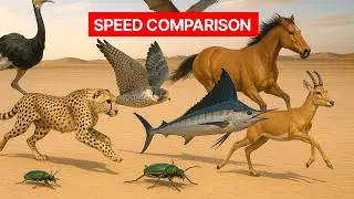Fastest Animals on Earth 🌍 | Top Speed Comparison