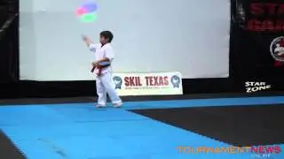 Aleksander Flores Junior Novice Forms Grand Championship at Texas State Championships 2013