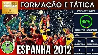 SM 23 - FORMA&Ccedil;&Atilde;O E T&Aacute;TICA 4.6.0 ESPANHA 2012 jogue bonito ⚽🏆