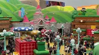 Mario world at Universal Studios Hollywood