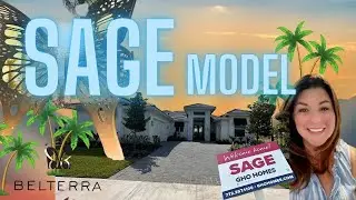 Luxury New Construction Model Home SAGE at BELTERRA in Port St Lucie Florida Come Tour With Me