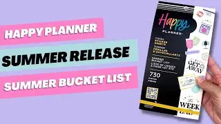NEW! Happy Planner Summer Release 2023 - Summer Bucket List Sticker Book Flip Through