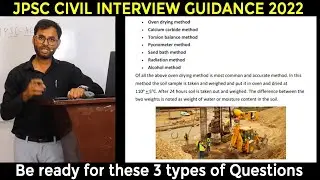 JPSC Assistant Engineer CIVIL | JPSC AE Interview preparation & Guidance